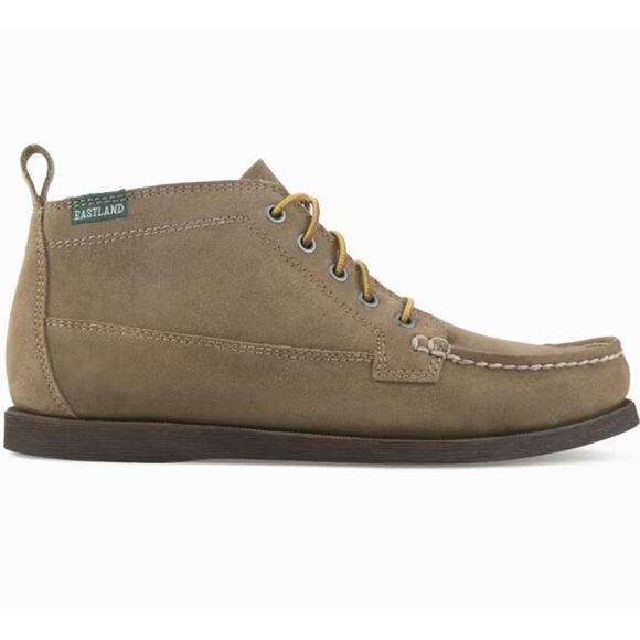 Eastland Mens Seneca Camp Moc Boots 13 NWT Tan Khaki Suede Lace Chukka Huckberry main image 2